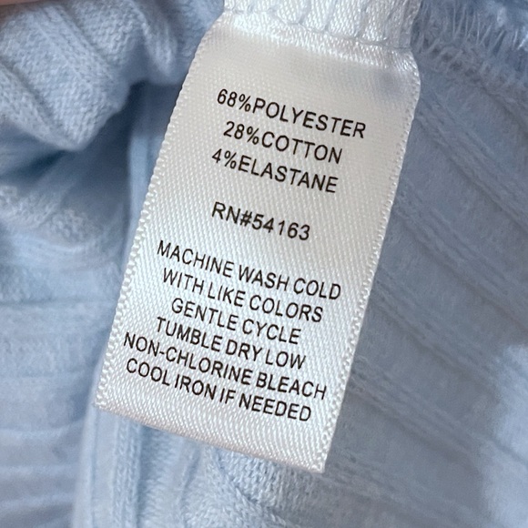 Marc New York Ribbed Cowl Neck Top | Elegant Minimal Sleeveless Top | Size L - Picture 7 of 8